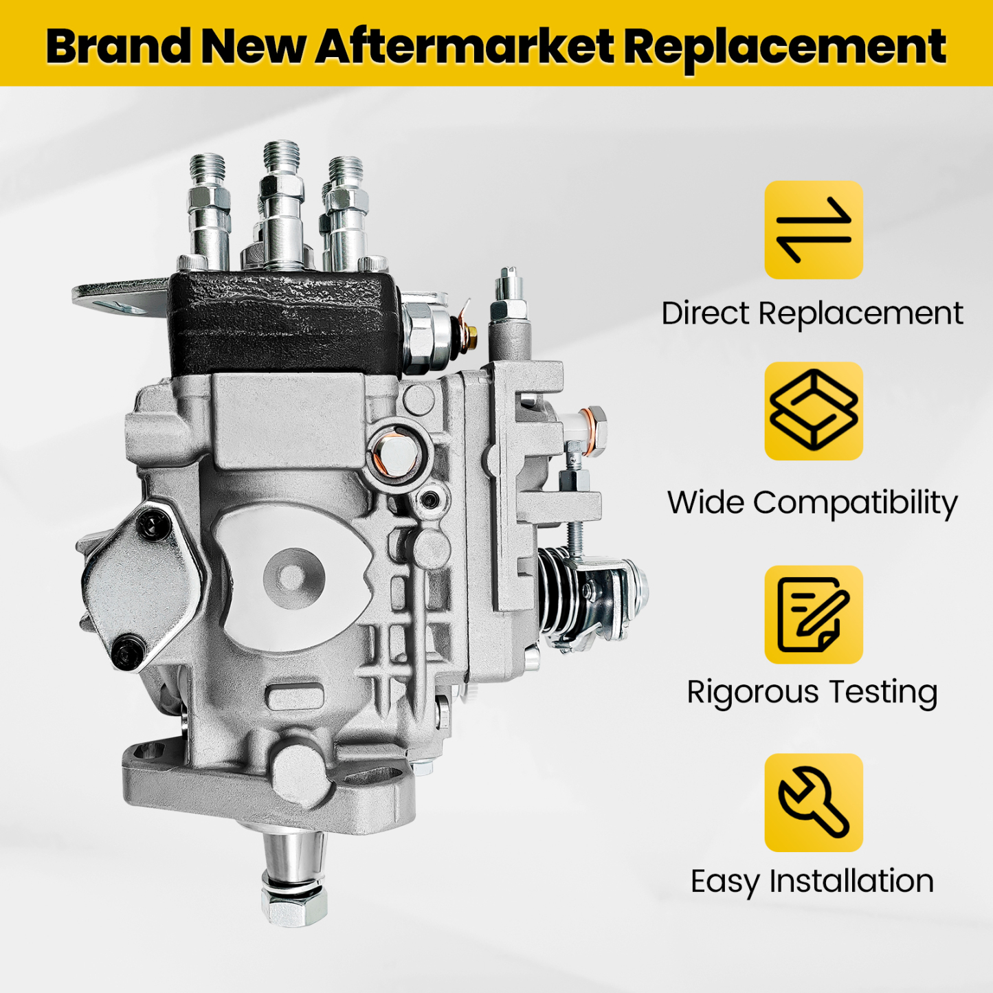 VE6 Fuel Injection Pump Compatible with Cummins 6BT 5.9L Engine #3916947 