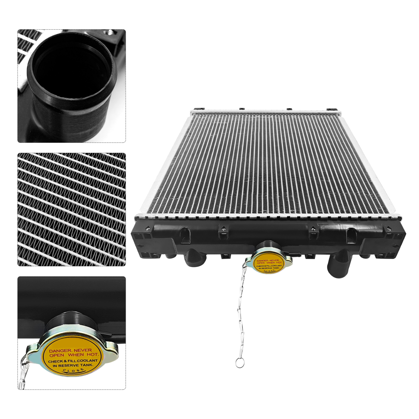 Radiator Fits for John Deere 312GR 313 314G 315 Skid Steer 4120 4320 4520 4720 Tractor 7200A 7400 7500A 7700A 8000A 8700A 8800A 9009A Turf Mower CT315 Compact Track Loader