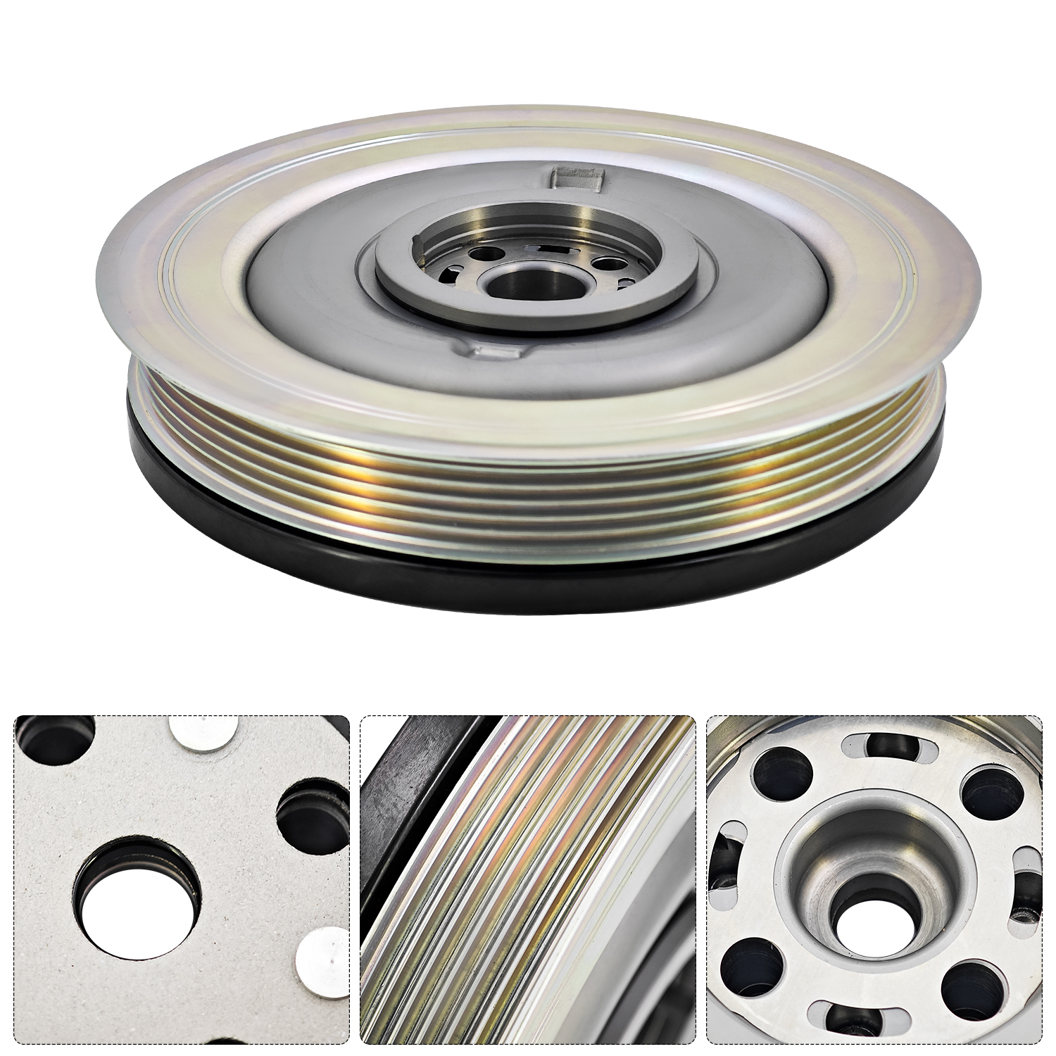 Engine Crankshaft Pulley Fits for Volvo S60 XC60 S90 XC90 V60 V90