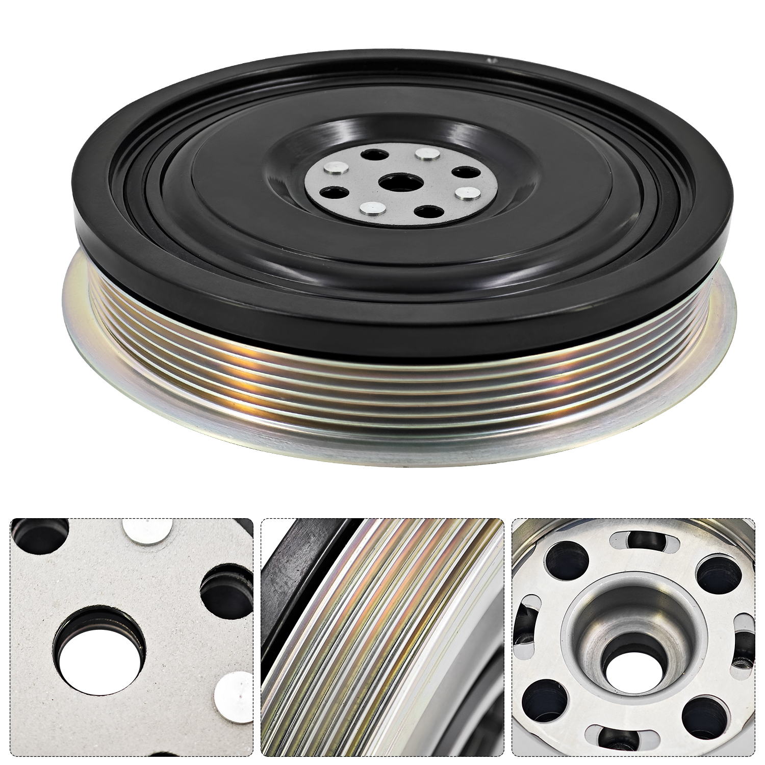 Engine Crankshaft Pulley Fits for Volvo S60 XC60 S90 XC90 V60 V90