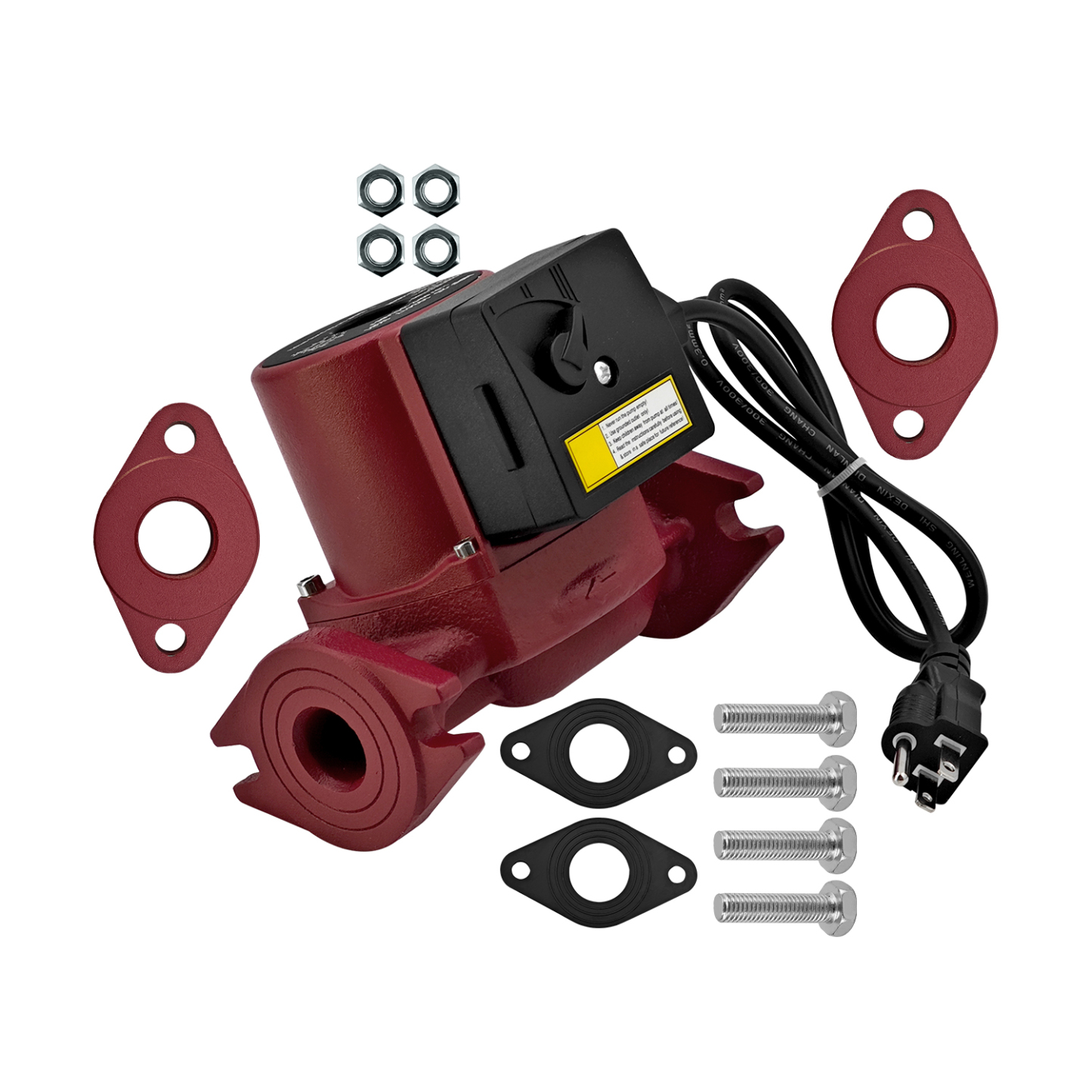 NRF-25 Circulator Pump for Bell & Gossett NRF-25 Hot Water, 3-Speed Cast Iron Flanged 115V 125W 1/6 HP