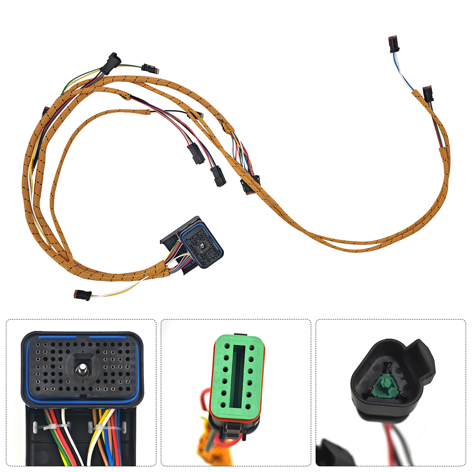 Engine Sensors Wiring Harness Wire Cable Compatible with Caterpillar CAT C-15 C-16