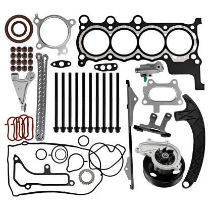 Engine Timing Chain Kit w/Head Gasket Water Pump Fits for Honda Civic CR-V 1.5L 2016-2020