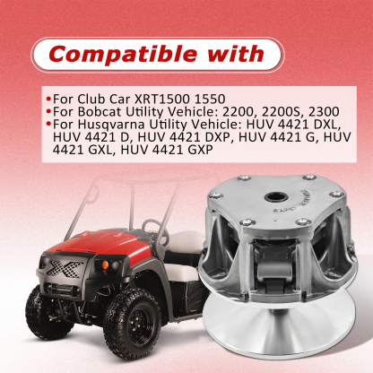 Drive Clutch Fits for Club Car DSL XRT 1500 1550 fit for Bobcat 2200 2200S 2300 fit for Husqvarna HUV4421DXL HUV4421DXP