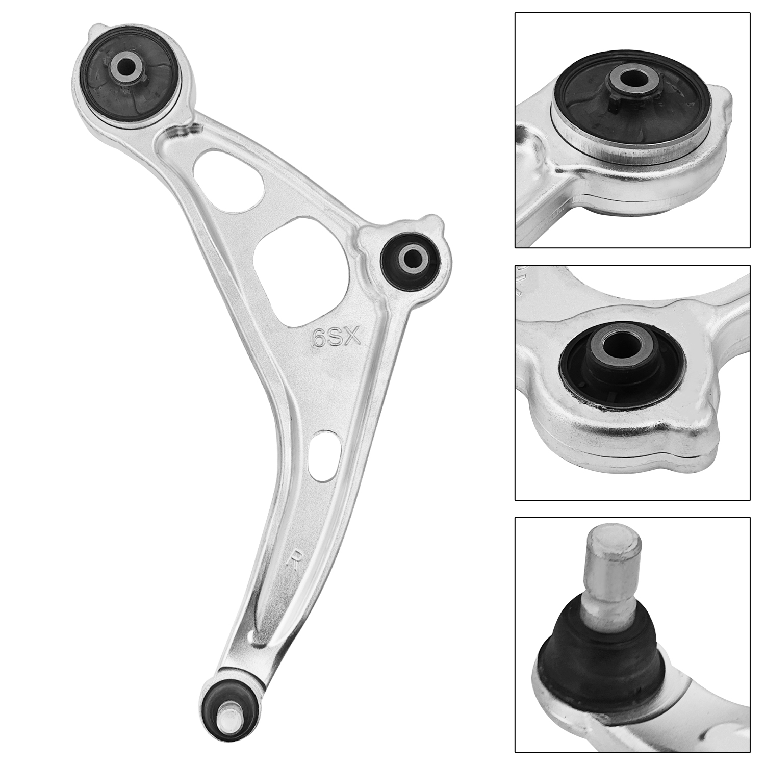 Front Left & Right Side Lower Control Arm w/Ball Joint Aluminum Fit for Nissan Pathfinder 2022-2025 3.5L for Infiniti QX60 3.5L 
