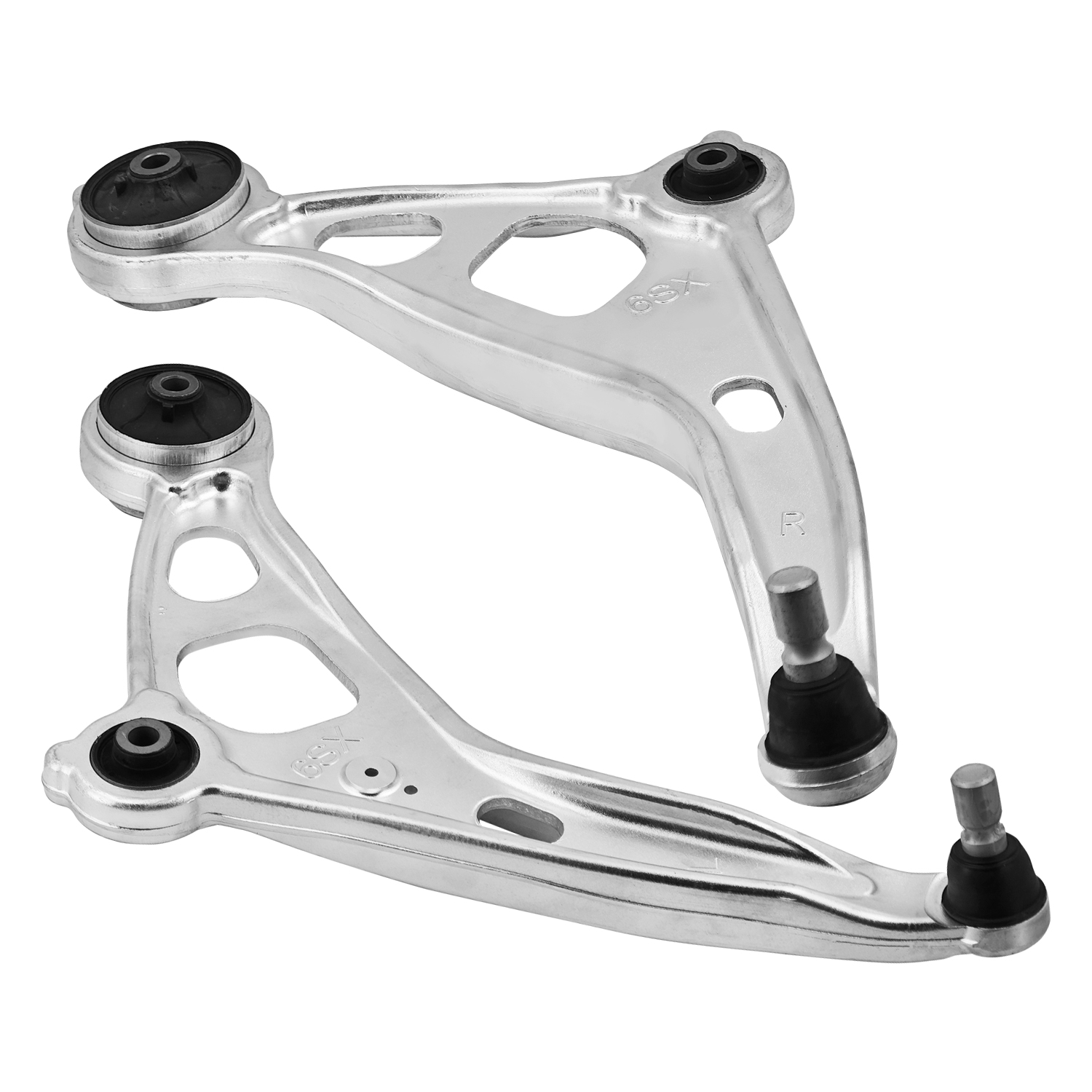 Front Left & Right Side Lower Control Arm w/Ball Joint Aluminum Fit for Nissan Pathfinder 2022-2025 3.5L for Infiniti QX60 3.5L 