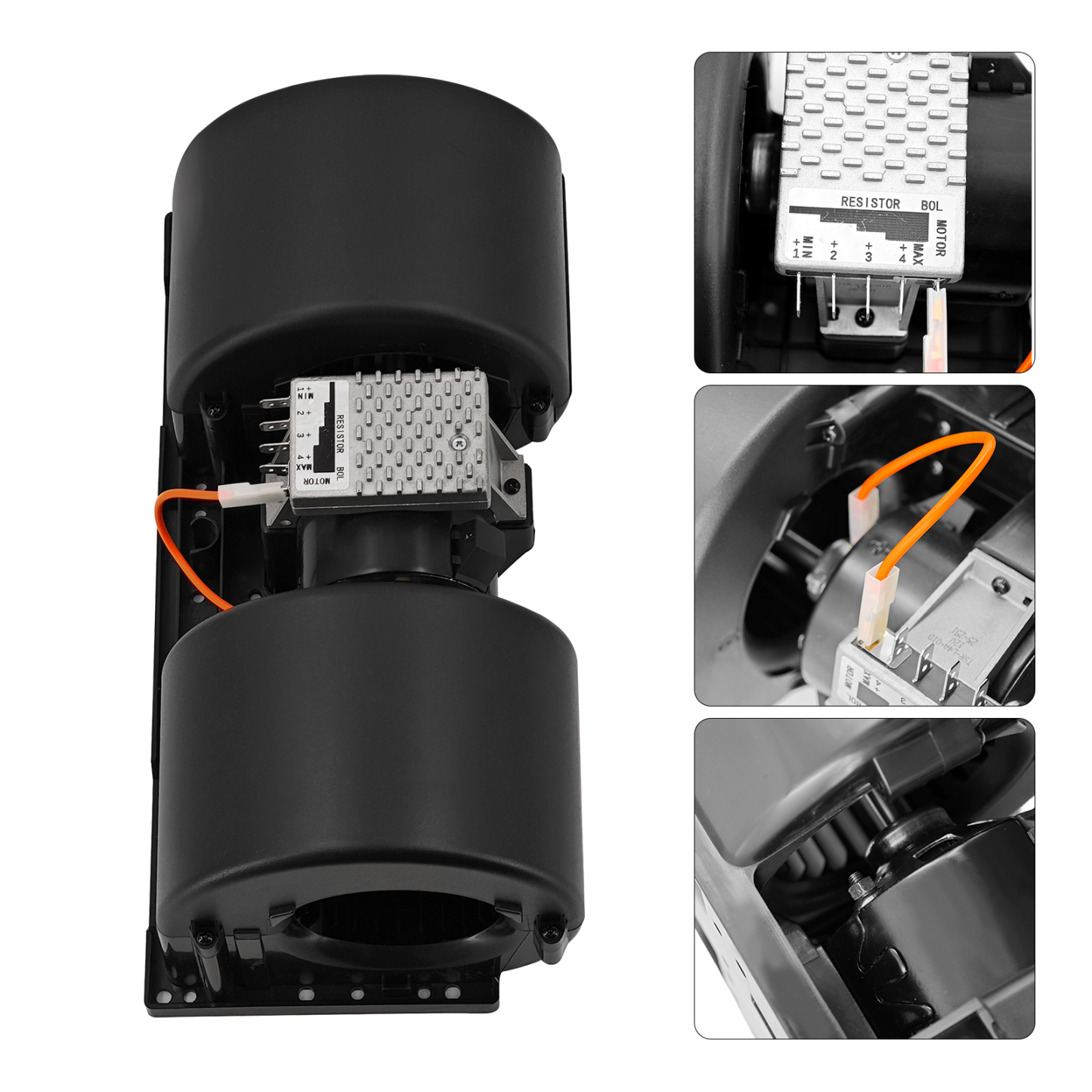 12V HVAC Blower Motor Assy for Bobcat S130 S150 S175 S185 S220 T300 A300 ZHF281A2TS-1