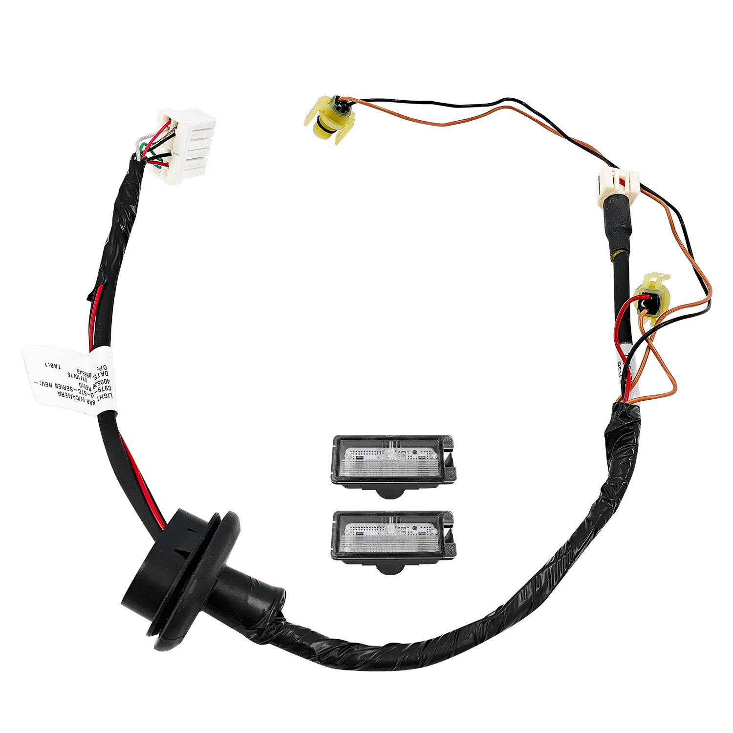 Rear License Plate Light Wiring Harness Compatible with Jeep Grand Cherokee 2014 2015 2016  #68360247AA 