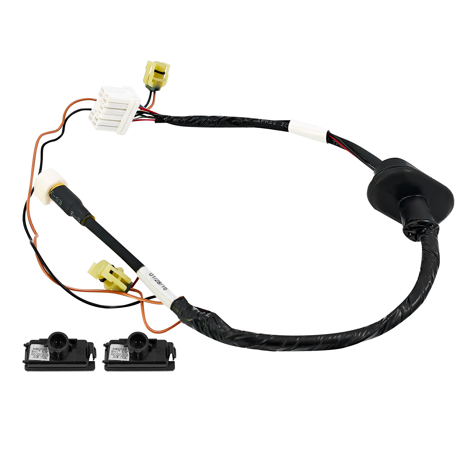 Rear License Plate Light Wiring Harness Compatible with Jeep Grand Cherokee 2014 2015 2016  #68360247AA 