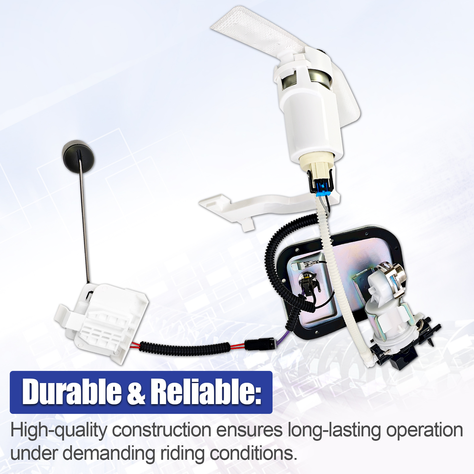 Fuel Pump Assembly Fits for Harley-Davidson Softail Slim Heritage Fat Boy Deluxe Cross Bones 2008-2017