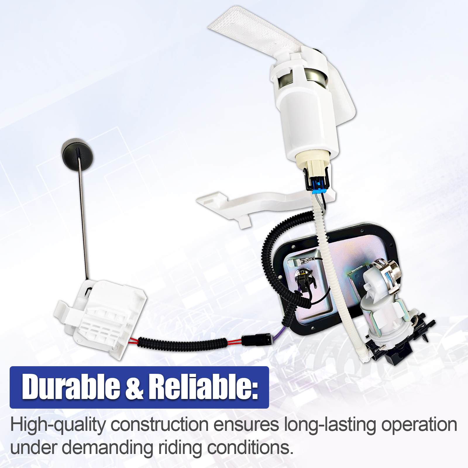 Fuel Pump Assembly Fits for Harley-Davidson Softail Slim Heritage Fat Boy Deluxe Cross Bones 2008-2017