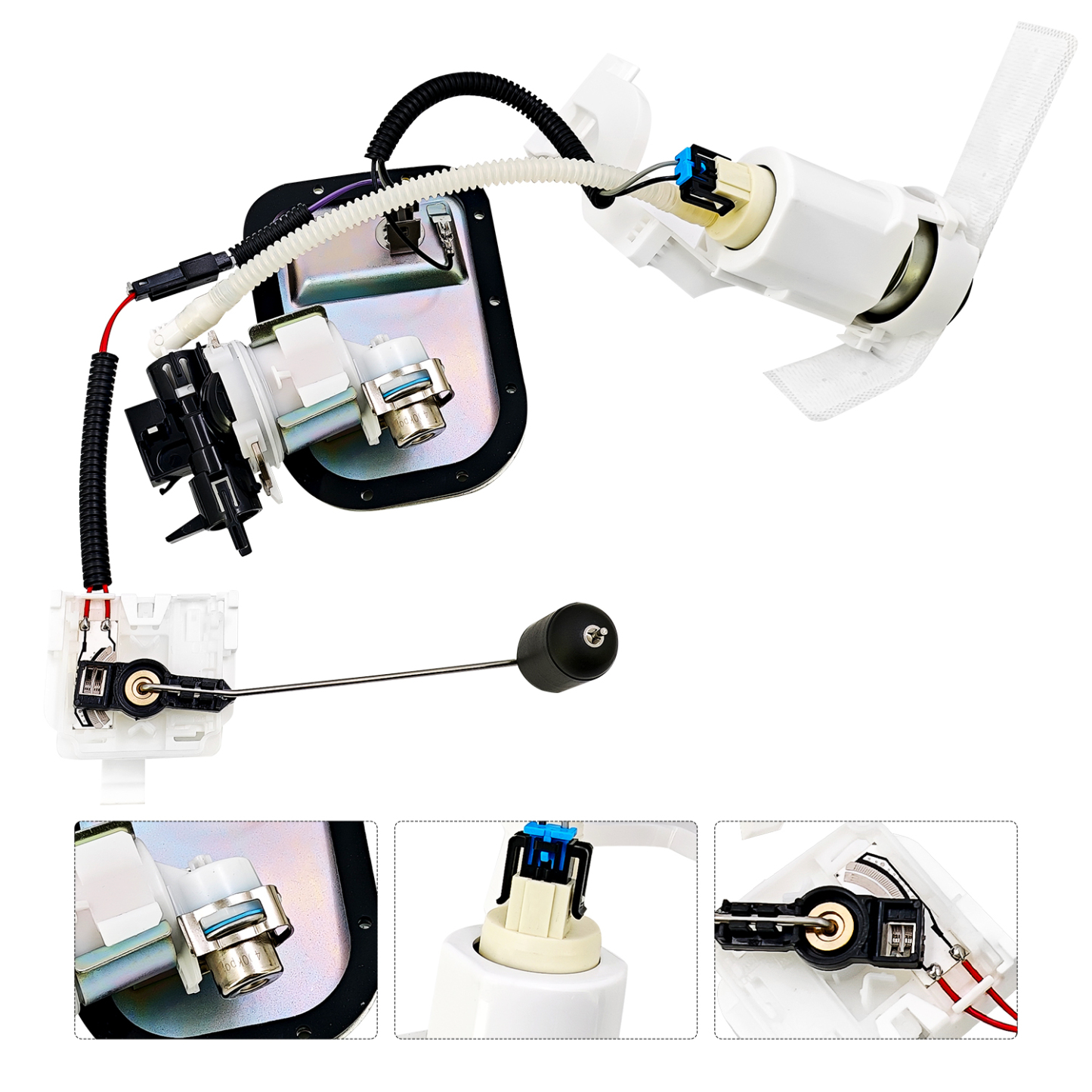 Fuel Pump Assembly Fits for Harley-Davidson Softail Slim Heritage Fat Boy Deluxe Cross Bones 2008-2017