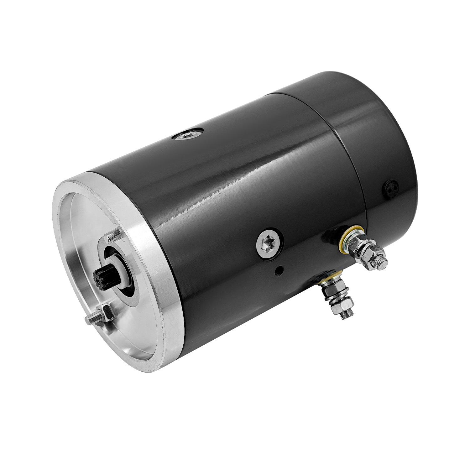 1245-18 Electric Motor Fits for Hydraulic Pumps, 12V DC, 1.6 KW with 2 Terminals 9 Teeth