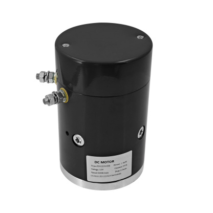 1245-18 Electric Motor Fits for Hydraulic Pumps, 12V DC, 1.6 KW with 2 Terminals 9 Teeth