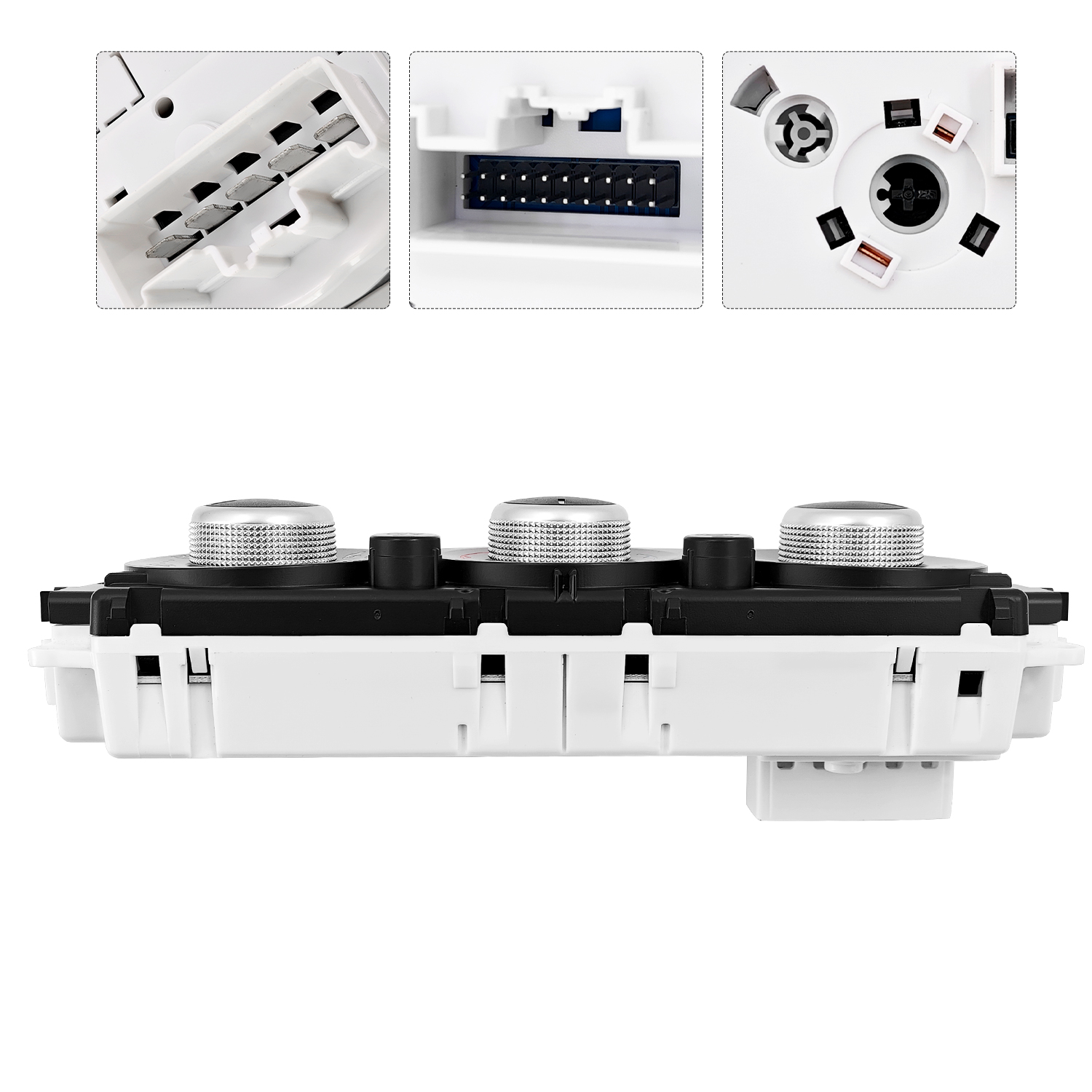 AC Climate Control Module for Ford Focus 2012-2014 Selected Models, HVAC Control Panel w/o ATC & Heated Seats or Dual-Zone A/C (ST)