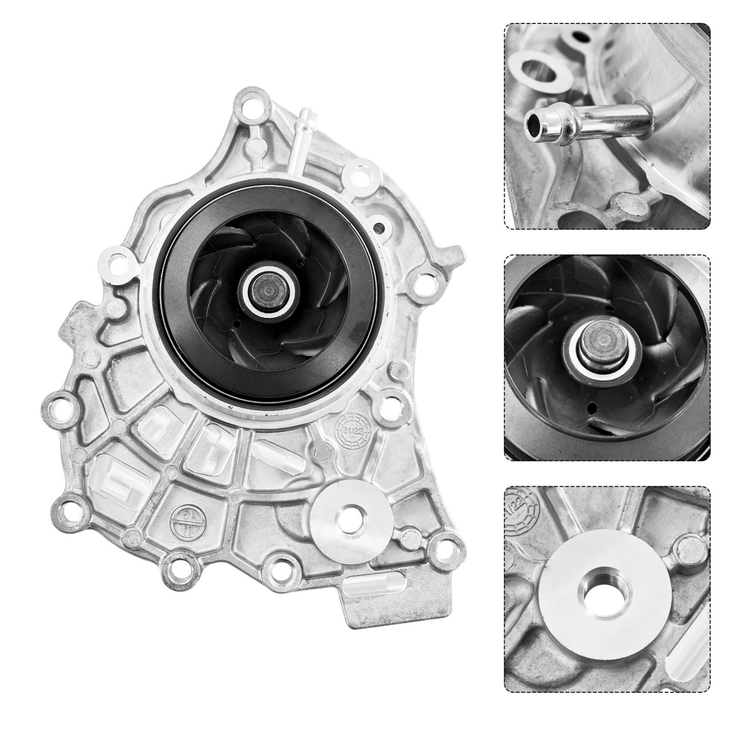 4.0L Engine Water Pump Fits for Audi A8 S8 SQ7 SQ8 RSQ8 4.0L 2019-2025, Coolant Pump for Porsche Cayenne Panamera 4.0 2017-2025