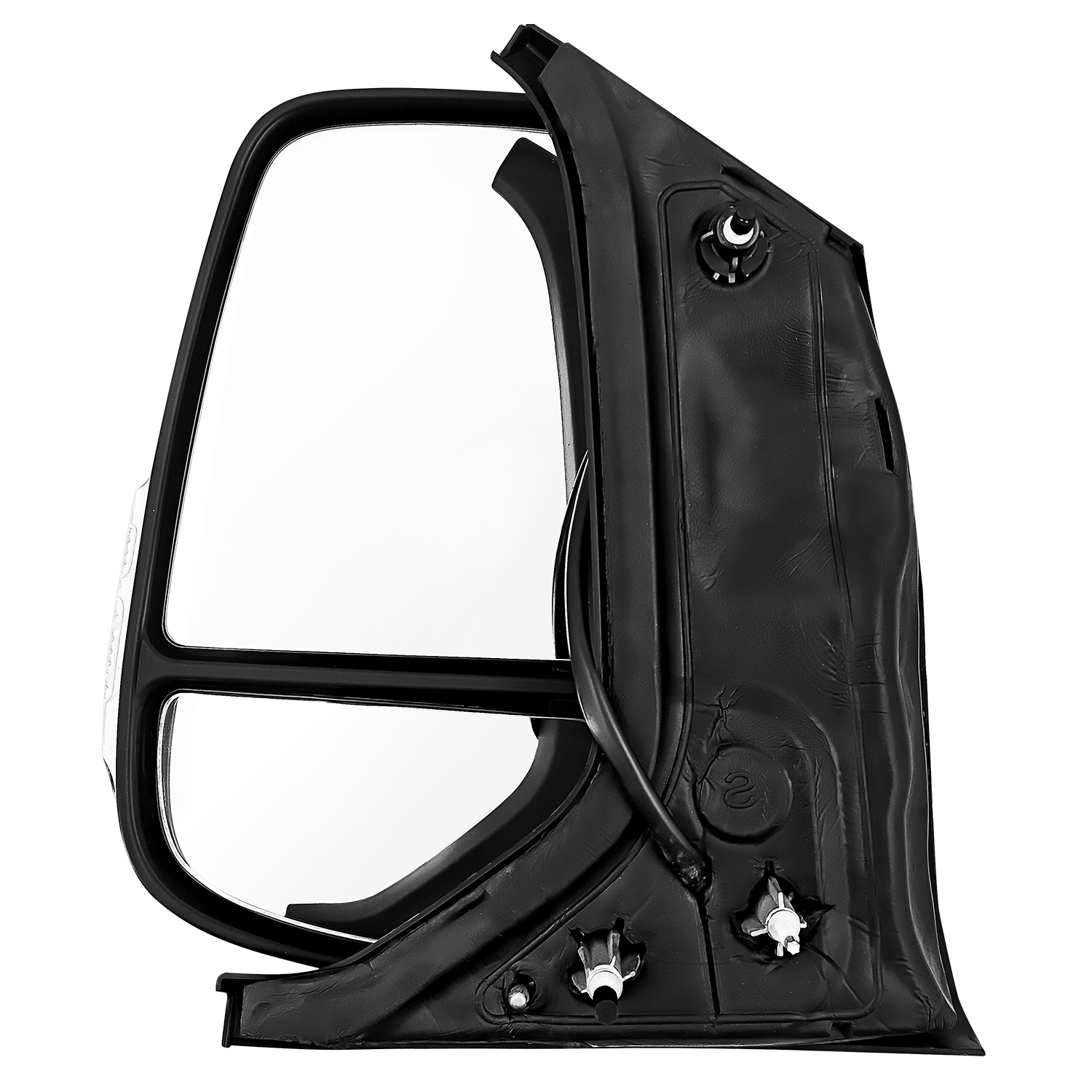 Left Driver Side Tow Mirror Fits for Ford Transit 150 250 350 2018-2019 Support Power Folding Power Heated Adjust with Turn Signal Light Short Arm