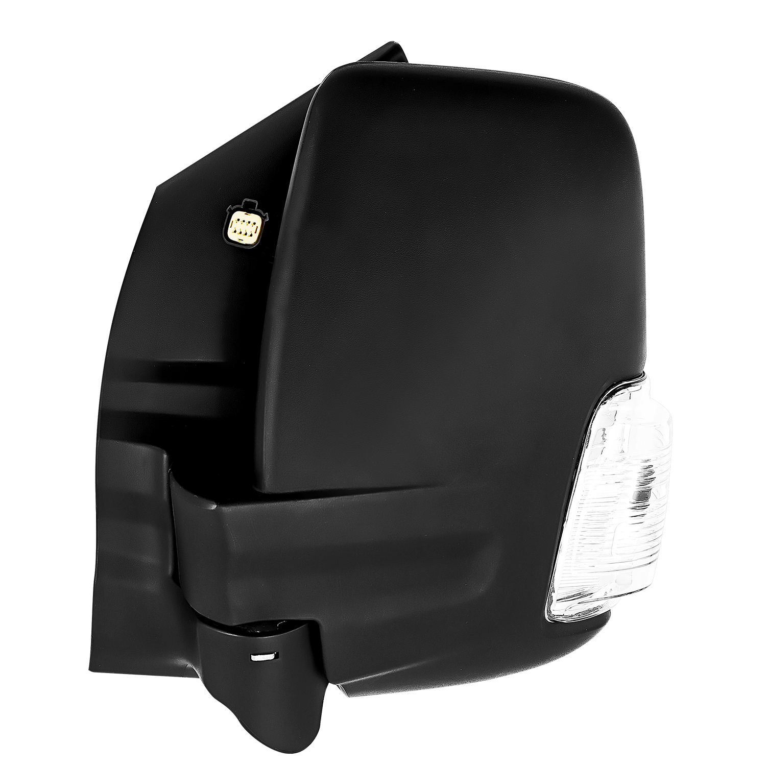 Left Driver Side Tow Mirror Fits for Ford Transit 150 250 350 2018-2019 Support Power Folding Power Heated Adjust with Turn Signal Light Short Arm