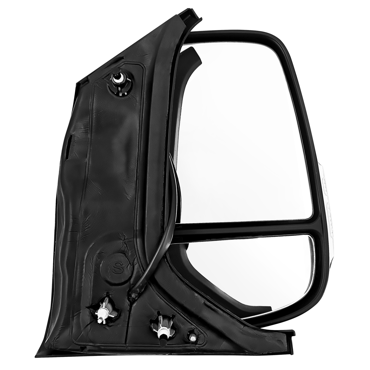 Right Passenger Side Tow Mirror Fits for Ford Transit 150 250 350 2018-2019 Support Power Folding Power Heated Adjust with Turn Signal Light Short Arm