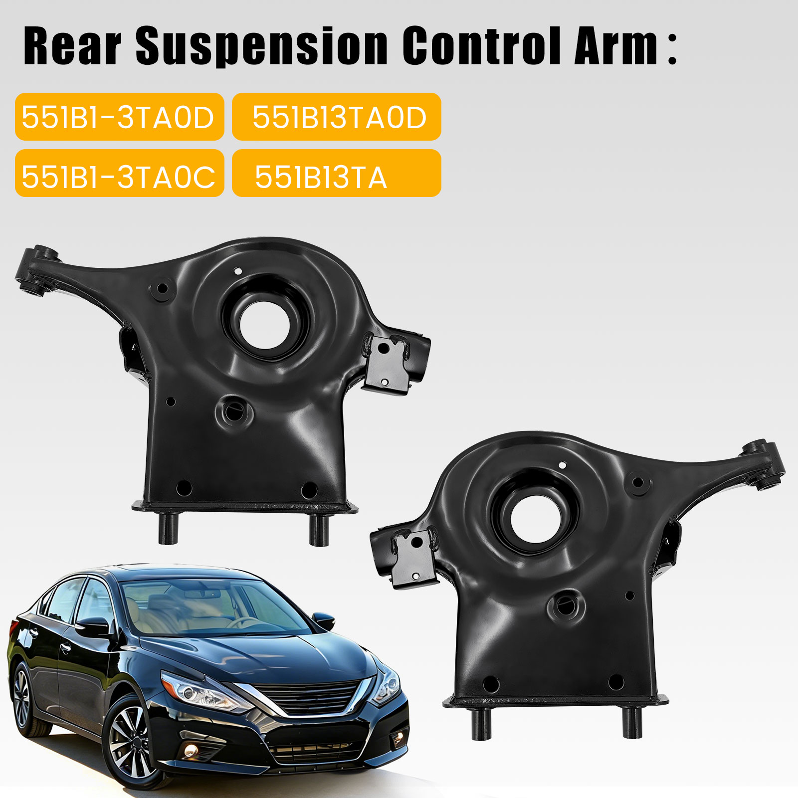 Rear Control Arm kit w/Rear Bar Stabilizer Link Fits for Nissan Altima 2.5L 3.5L 2013-2018, Maxima 3.5L 2016-2018