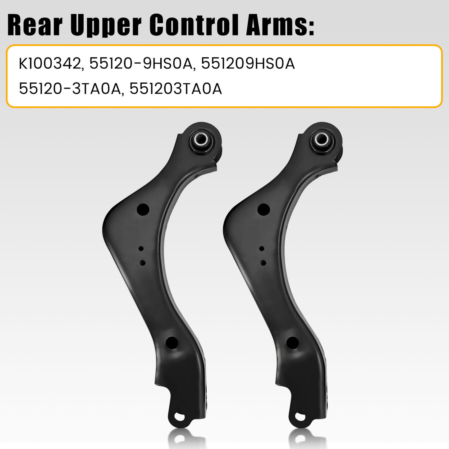 Rear Control Arm kit w/Rear Bar Stabilizer Link Fits for Nissan Altima 2.5L 3.5L 2013-2018, Maxima 3.5L 2016-2018