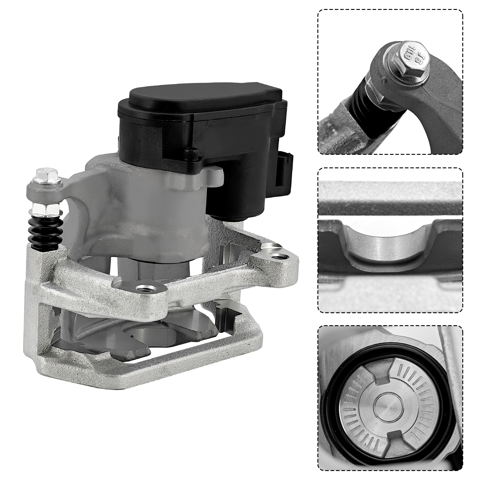 Rear Brake Caliper Assembly w/Bracket Actuator Fit for Tesla Model 3 Y 2017-2023 -Left Driver Side