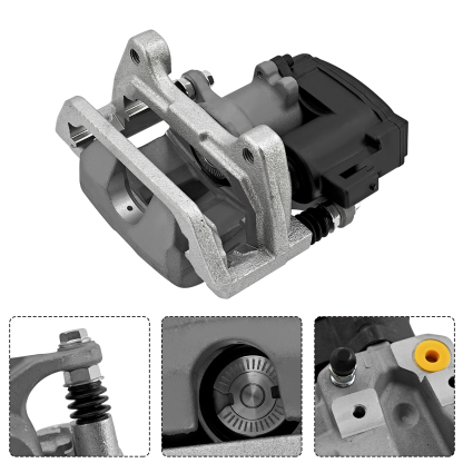 Rear Brake Caliper Assembly w/Bracket Actuator Fit for Tesla Model 3 Y 2017-2023 -Left Driver Side