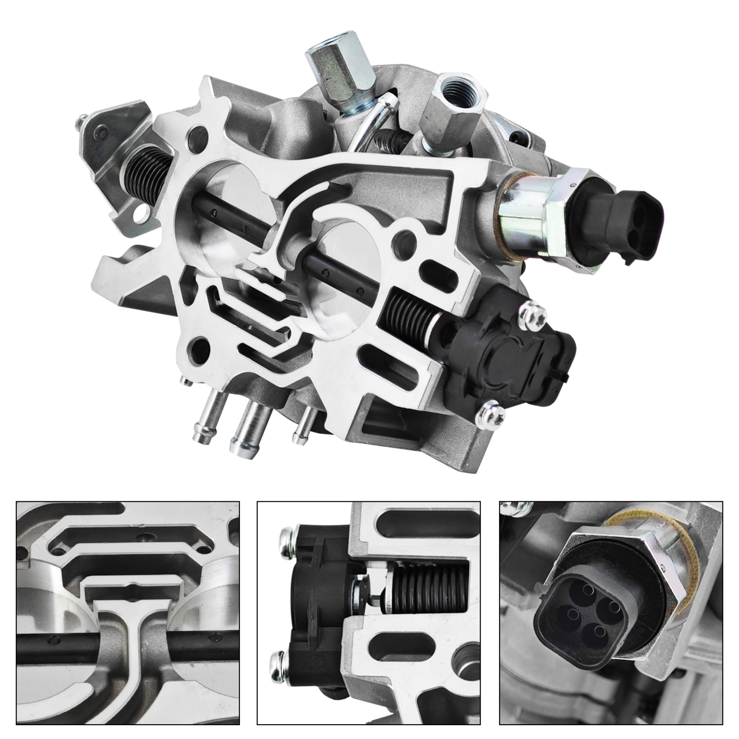 Throttle Body w/Fuel Injector Fits for Chevy for GMC | 350 5.7L C1500 C2500 K1500 K2500 Suburban Tahoe Silverado 1987-1990