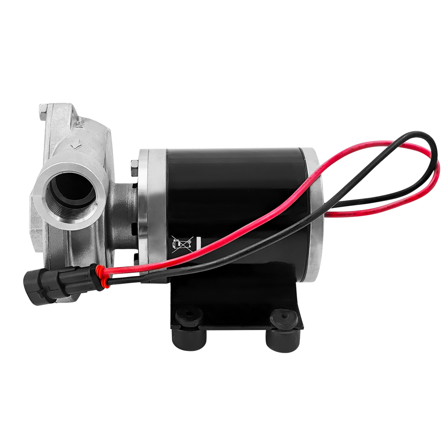 12V Low Pressure Marine Centrifugal Pump for Jabsco Cyclone for Marine & RV 29 GPM Stainless Steel Electric Water Pump Use Can Handles Fresh/Salt Water & Antifreeze