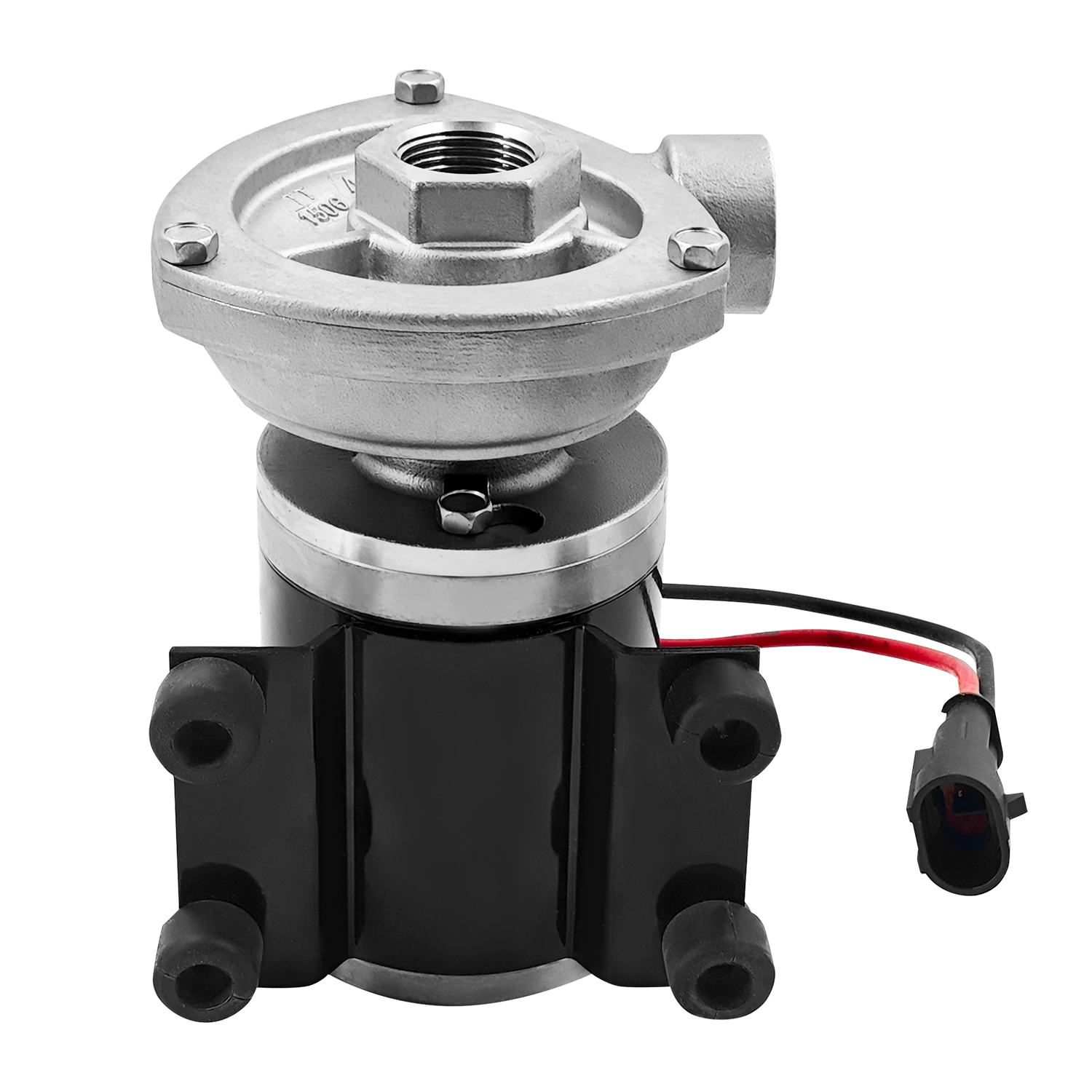 12V Low Pressure Marine Centrifugal Pump for Jabsco Cyclone for Marine & RV 29 GPM Stainless Steel Electric Water Pump Use Can Handles Fresh/Salt Water & Antifreeze