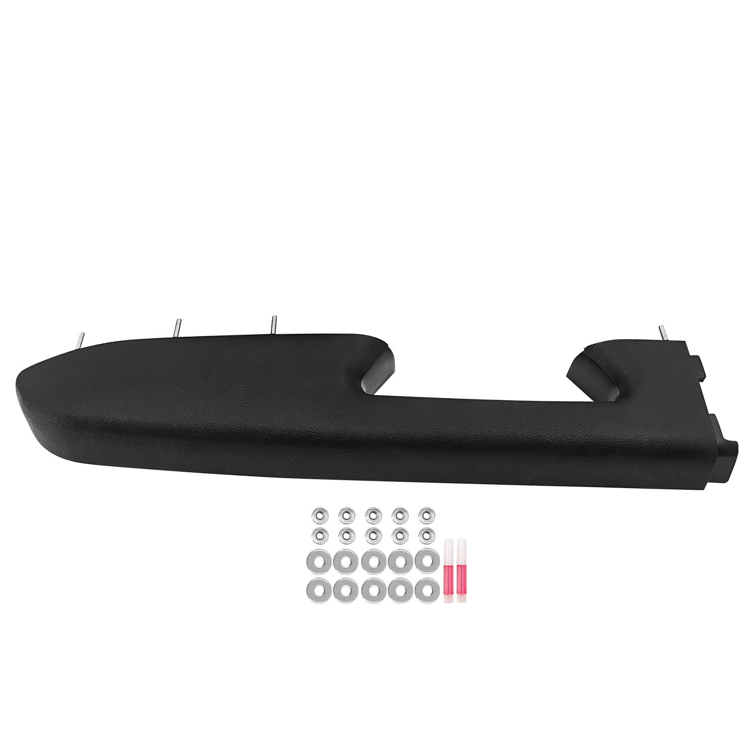  Black Front Left Driver Side Door Panel Armrest Repair Kit Fits for Chevy Silverado for GMC Sierra 1500 2500HD 3500HD 2010-2014 wi/Release Handle Below Armrest