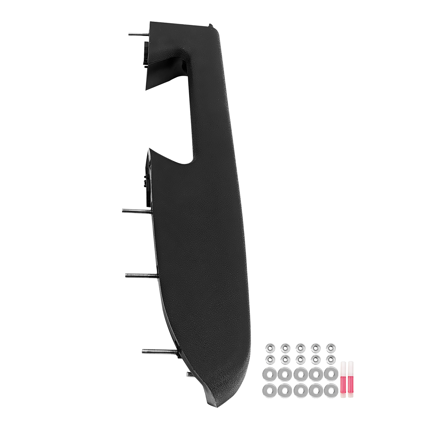  Black Front Left Driver Side Door Panel Armrest Repair Kit Fits for Chevy Silverado for GMC Sierra 1500 2500HD 3500HD 2010-2014 wi/Release Handle Below Armrest