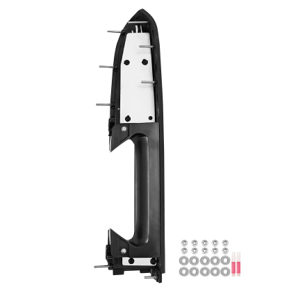  Black Front Left Driver Side Door Panel Armrest Repair Kit Fits for Chevy Silverado for GMC Sierra 1500 2500HD 3500HD 2010-2014 wi/Release Handle Below Armrest