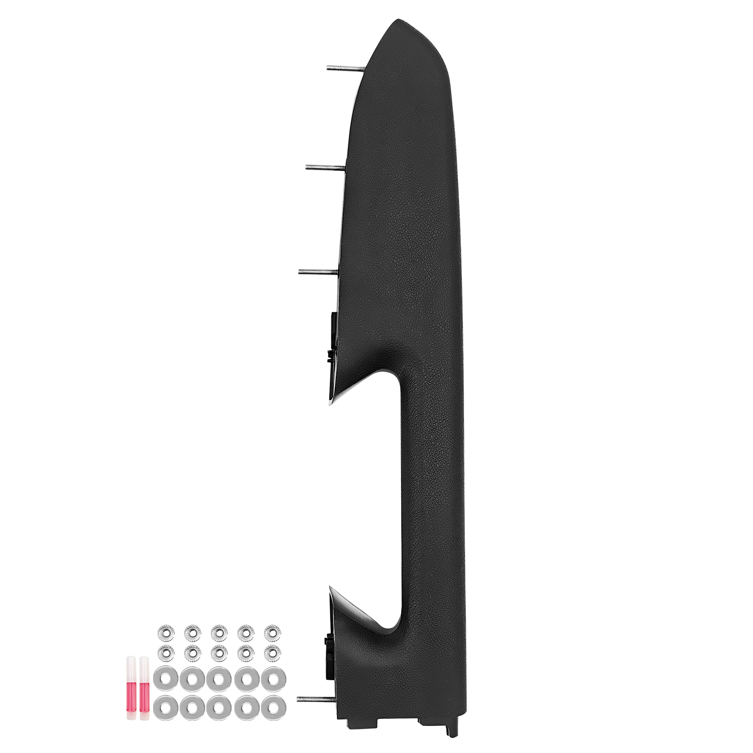 Black Front Right Driver Side Door Panel Armrest Repair Kit Fits for Chevy Silverado for GMC Sierra 1500 2500HD 3500HD 2010-2014 wi/Release Handle Below Armrest