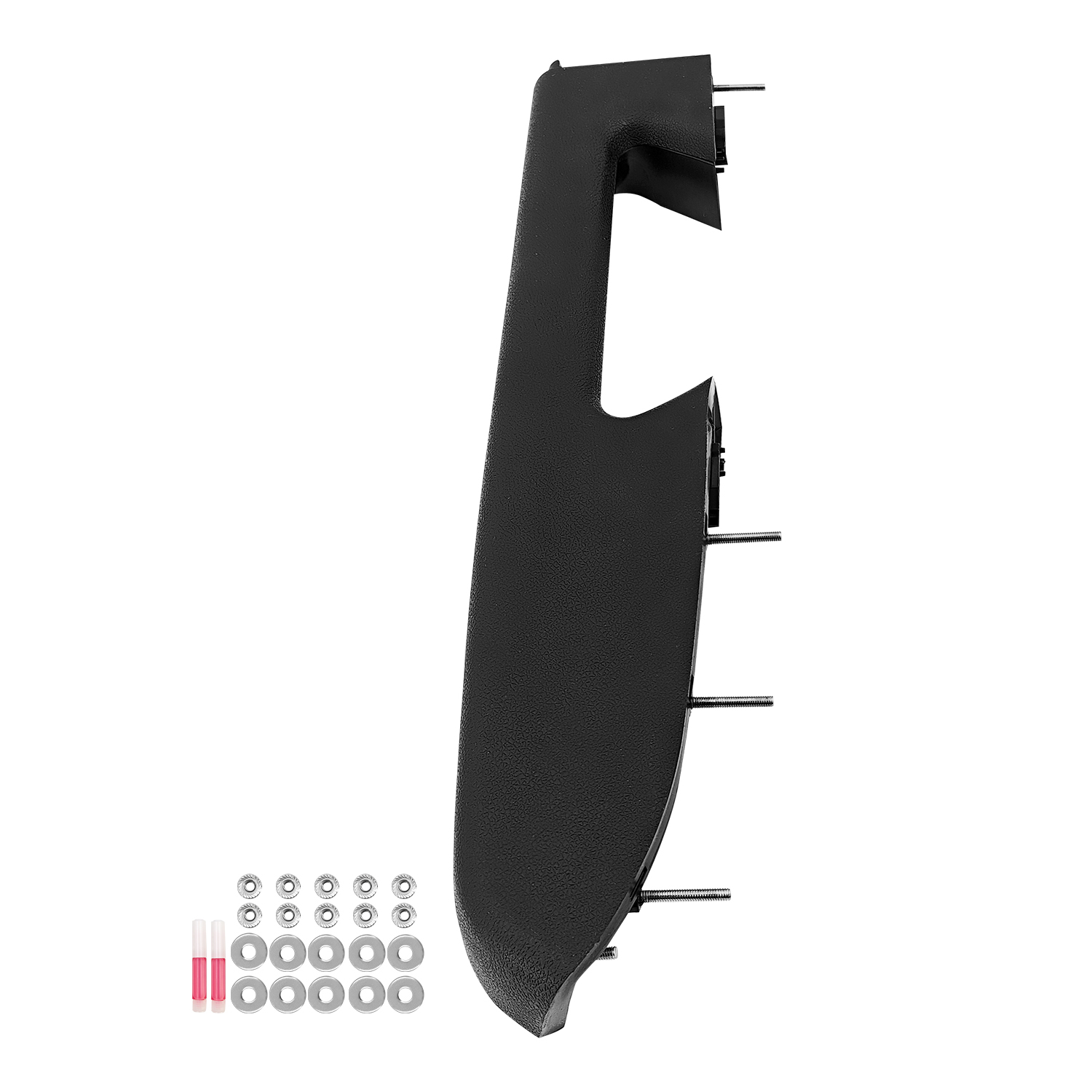 Black Front Right Driver Side Door Panel Armrest Repair Kit Fits for Chevy Silverado for GMC Sierra 1500 2500HD 3500HD 2010-2014 wi/Release Handle Below Armrest