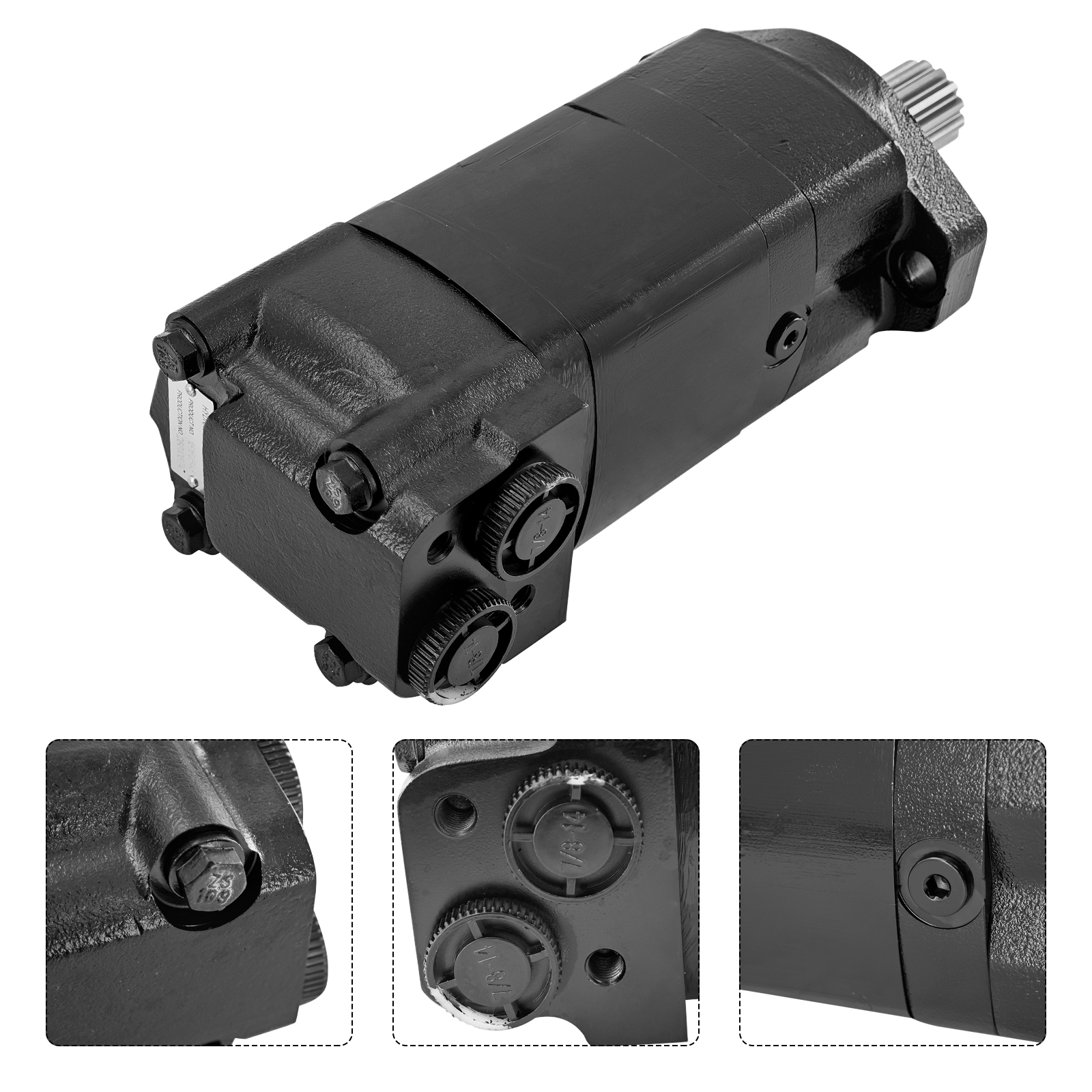 14T Hydraulic Motor for Eaton Char-Lynn Hydraulic Orbital Motor for White OMS 400 Hydraulic Motor for Loaders Tractors and Excavators