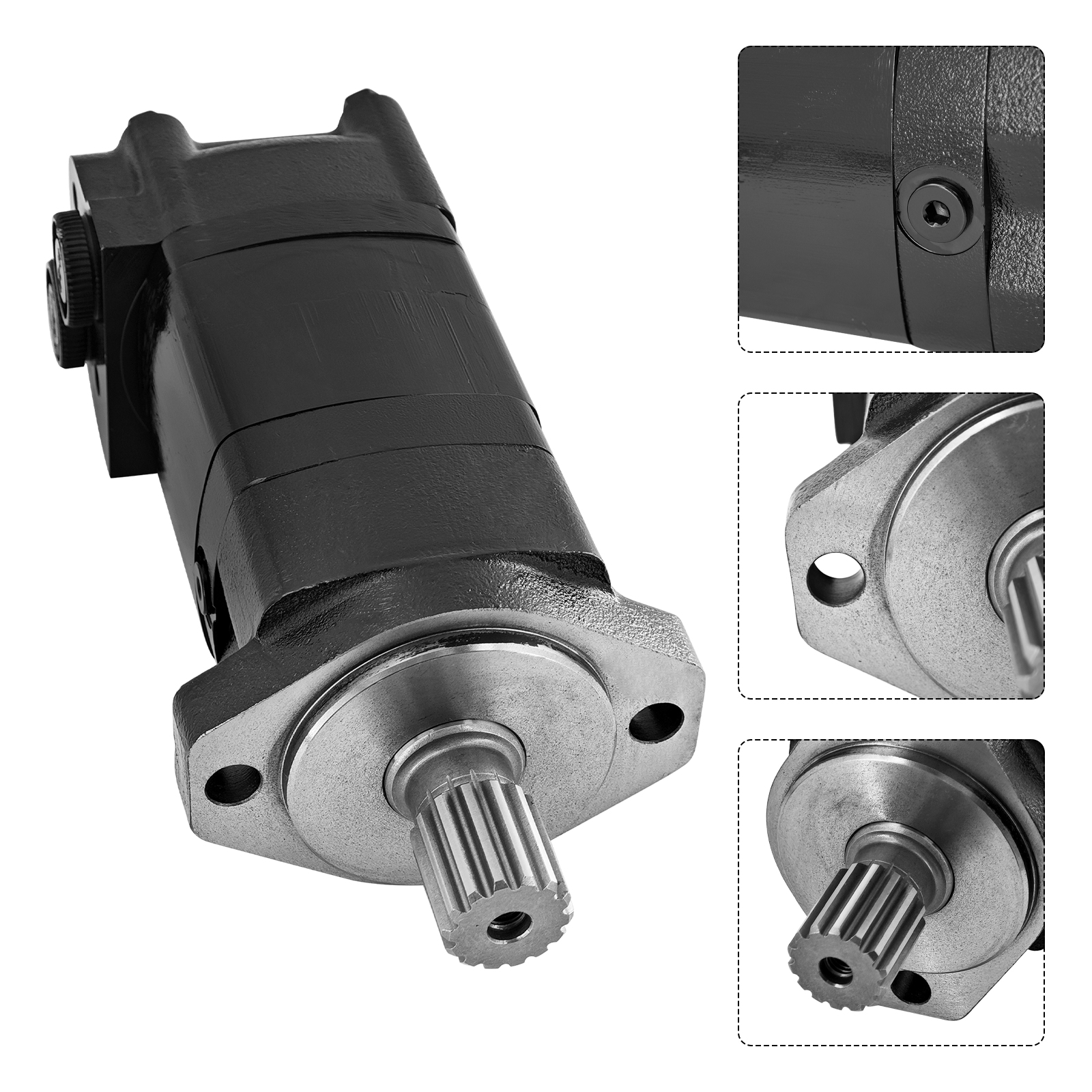 14T Hydraulic Motor for Eaton Char-Lynn Hydraulic Orbital Motor for White OMS 400 Hydraulic Motor for Loaders Tractors and Excavators