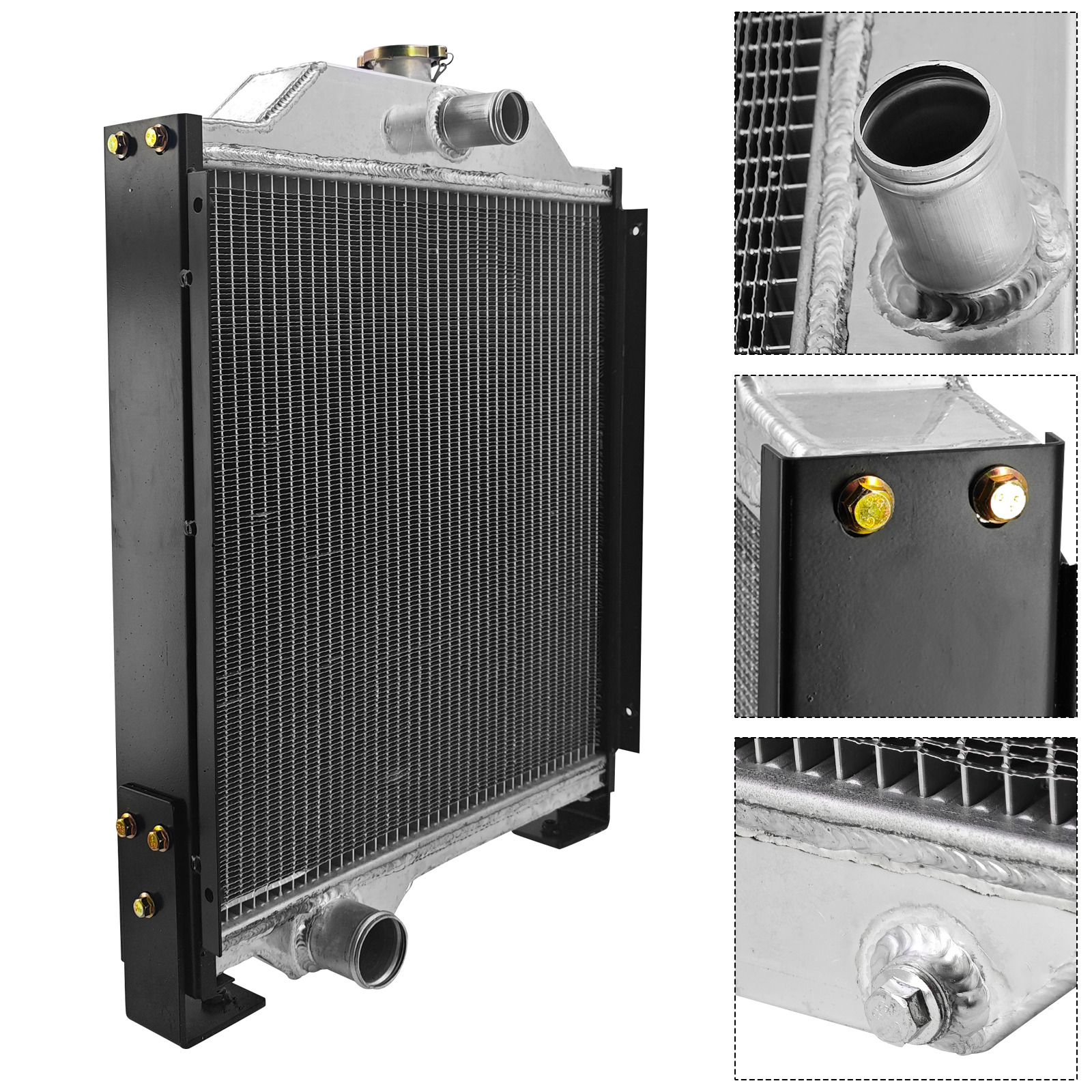 AT48171 Radiator for John Deere 302 380 401 1030 1035 1520 1630 1635 1030OU 1035EF 1630OU 1635EF 2030OU 2035EF 300B 301A 302A 480A 480B 748L 844K