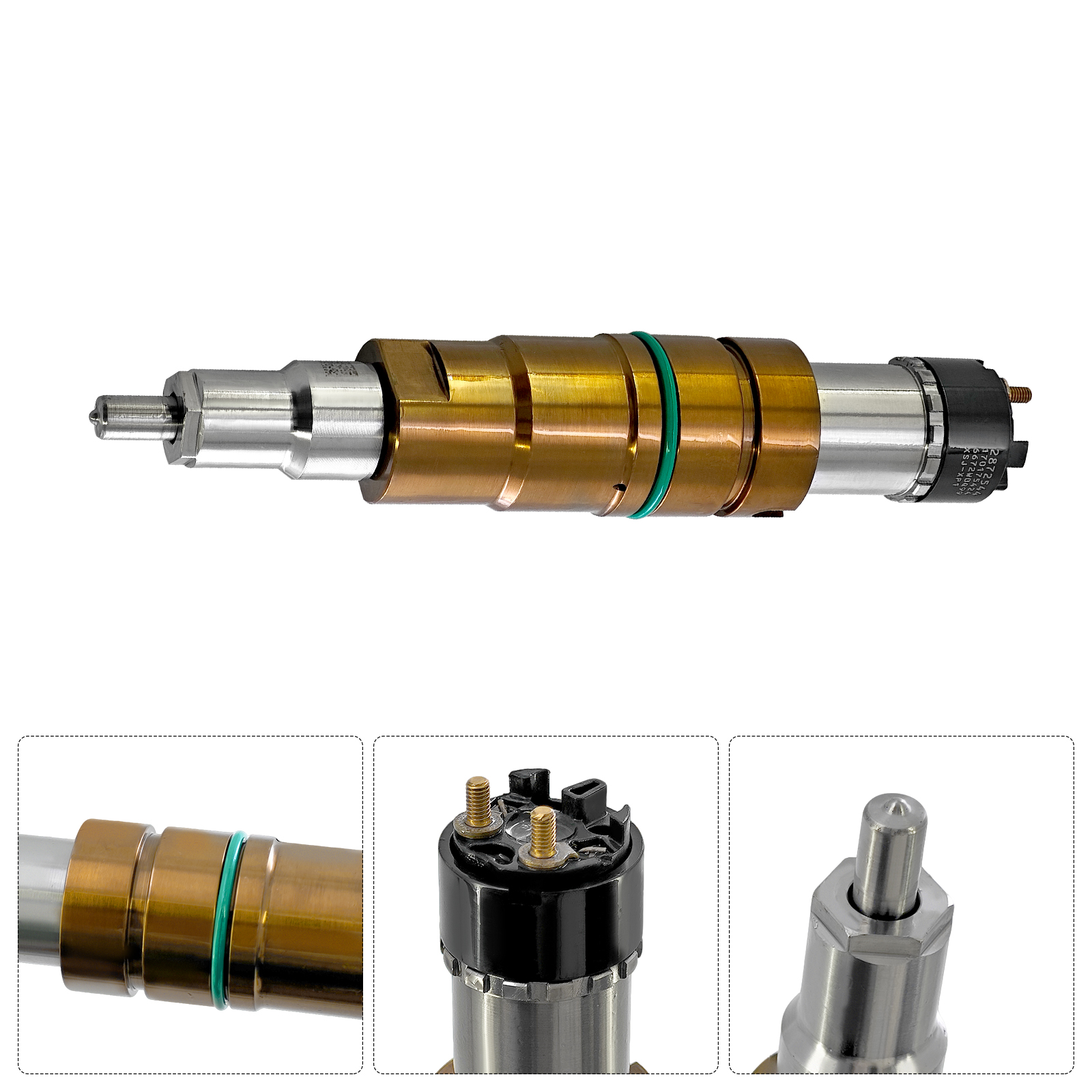 Fuel Injector W/Connector Tube fit for Cummins ISZ ISX ISX12 ISX15 Engine