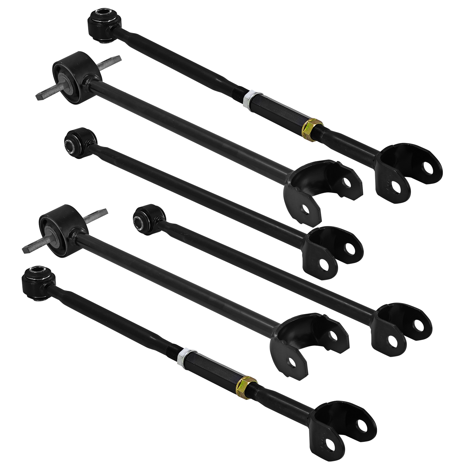 Rear Trailing & Lateral Control Arms W/Bushings Compatible with Toyota Camry 2012-2017