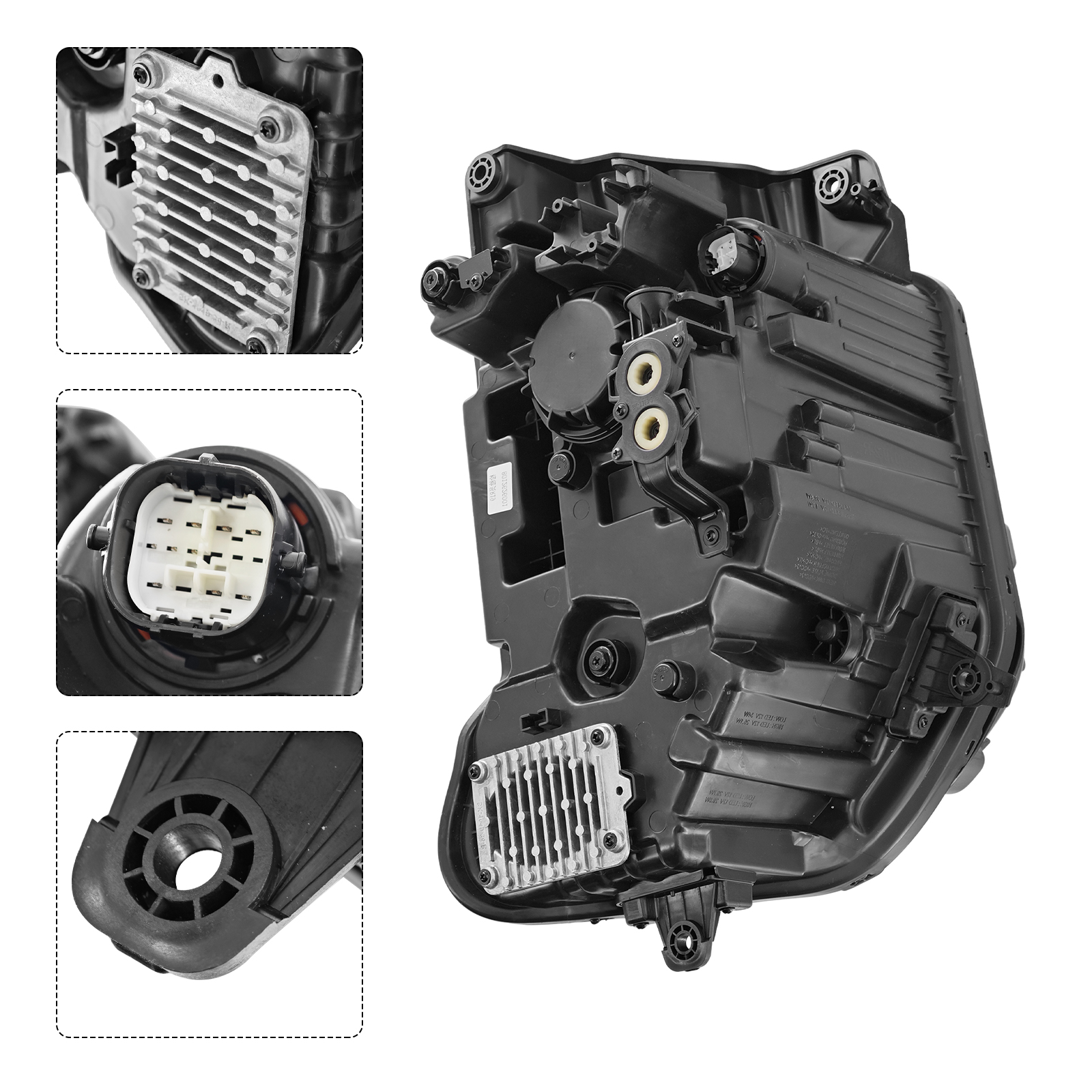 Left Driver Side LED Headlight Assembly Fits for Hyundai Palisade 3.8L 2023-2025