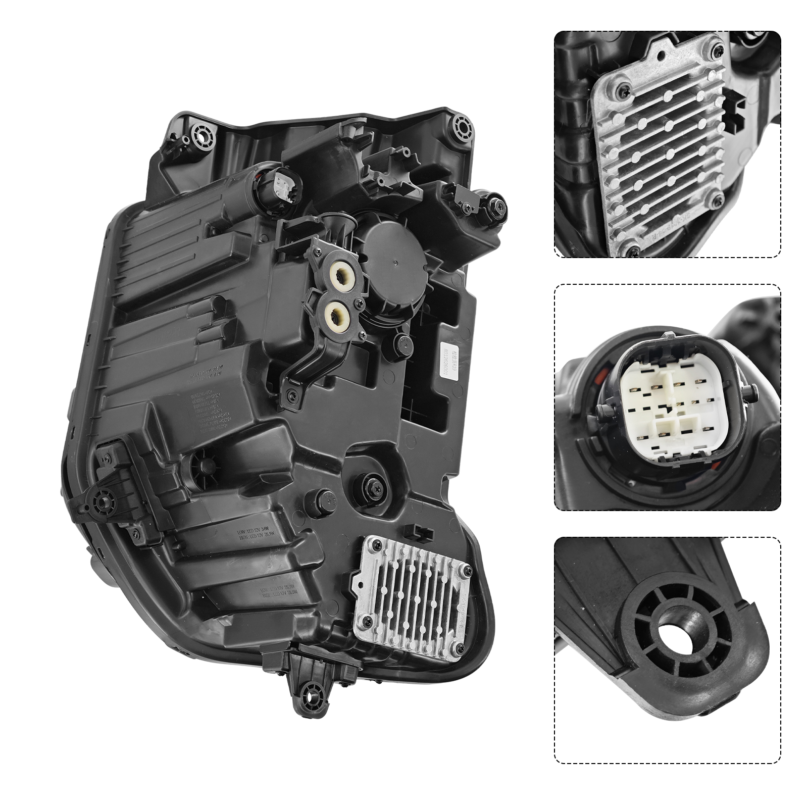 Left Right Passenger Side LED Headlight Assembly Fits for Hyundai Palisade 3.8L 2023-2025