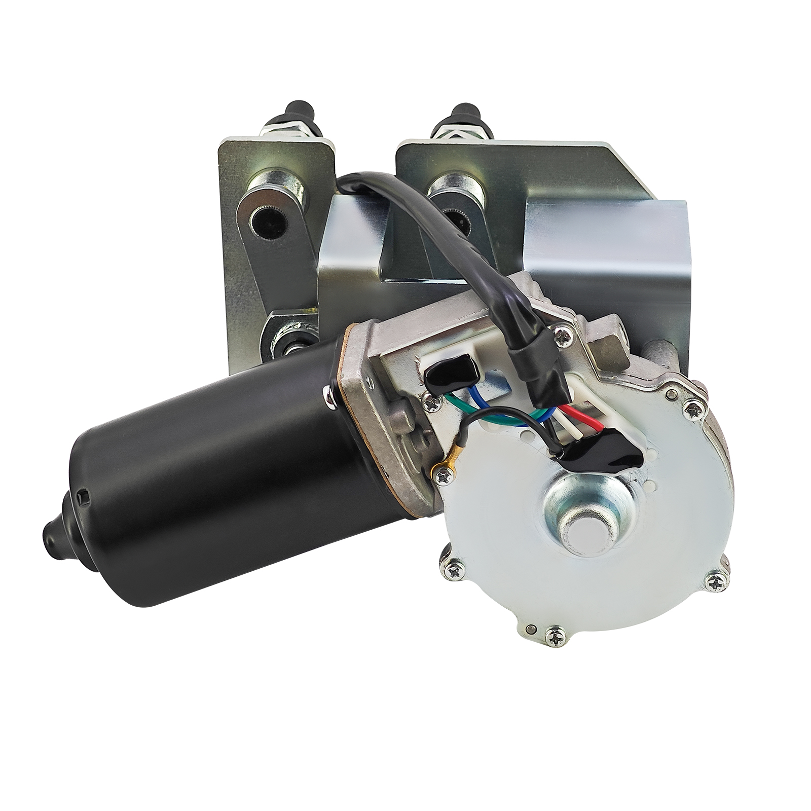 Windshield Wiper Motor Assembly for Caterpillar Cat 938K 938M 924K 926M 930K 930M Wheel Loaders, Includes Caps & Hardware