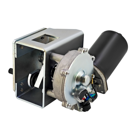 Windshield Wiper Motor Assembly for Caterpillar Cat 938K 938M 924K 926M 930K 930M Wheel Loaders, Includes Caps & Hardware