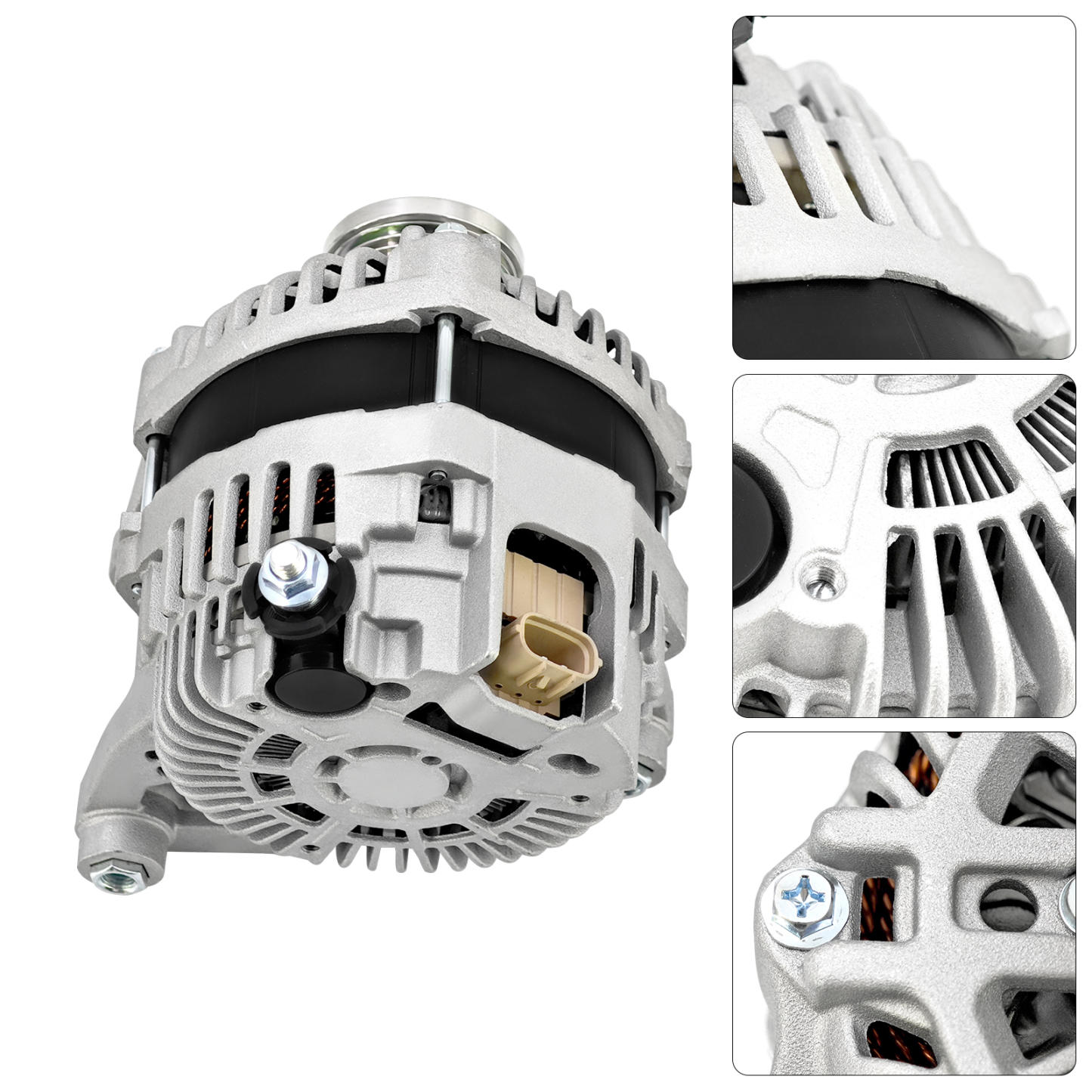 150 Amp Alternator Fits for Mazda 6 2018-2021 2.5L, CX-5 CX5 2019-2023 2.5L, CX-9 CX9 2016-2023 2.5L 12V 6-Groove
