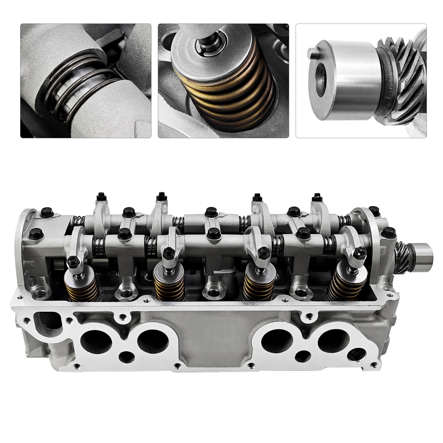 Complete Cylinder Head Assembly Fits for Mazda FE F2 Engine 2.0L 2.2L for Hyster Forklift for Yale Forklift 