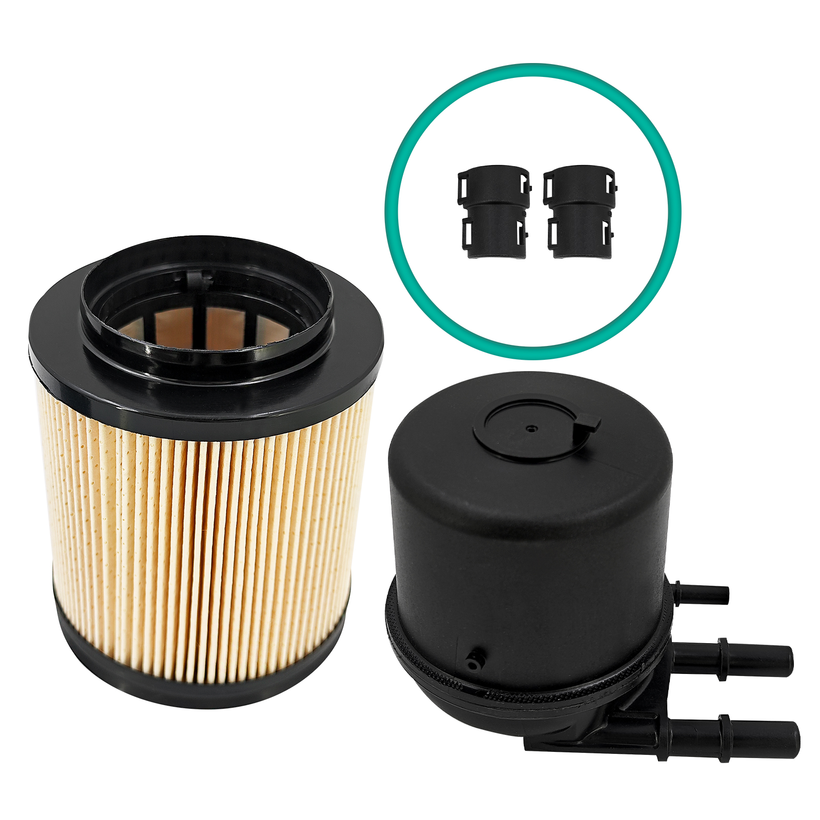 Fuel Filter Kit 6Pcs for Ford Super Duty 2017-2026 F-650 F-750 w/Powerstroke 6.7