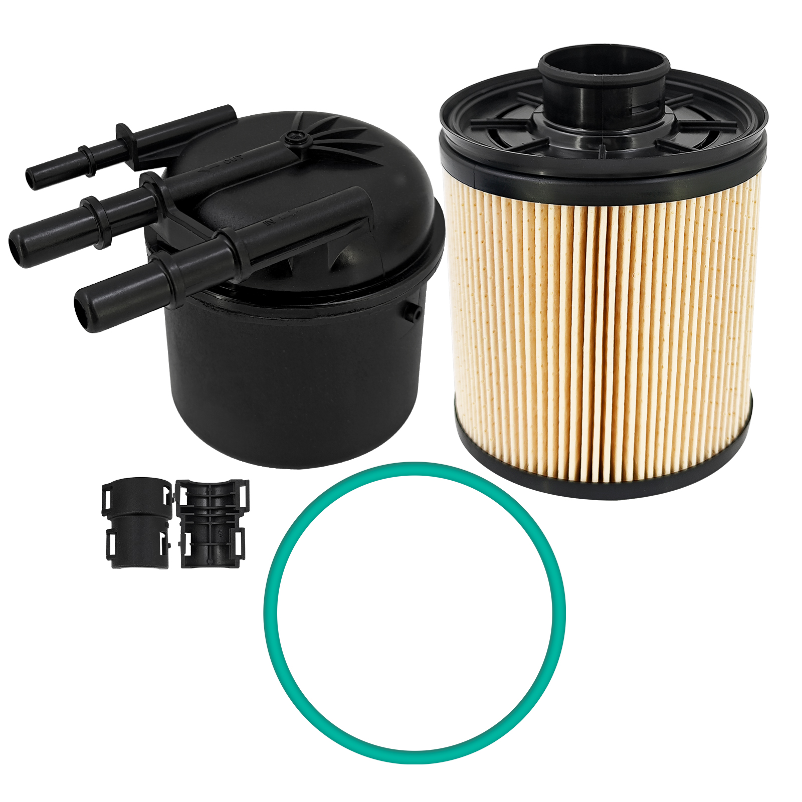 Fuel Filter Kit 6Pcs for Ford Super Duty 2017-2026 F-650 F-750 w/Powerstroke 6.7