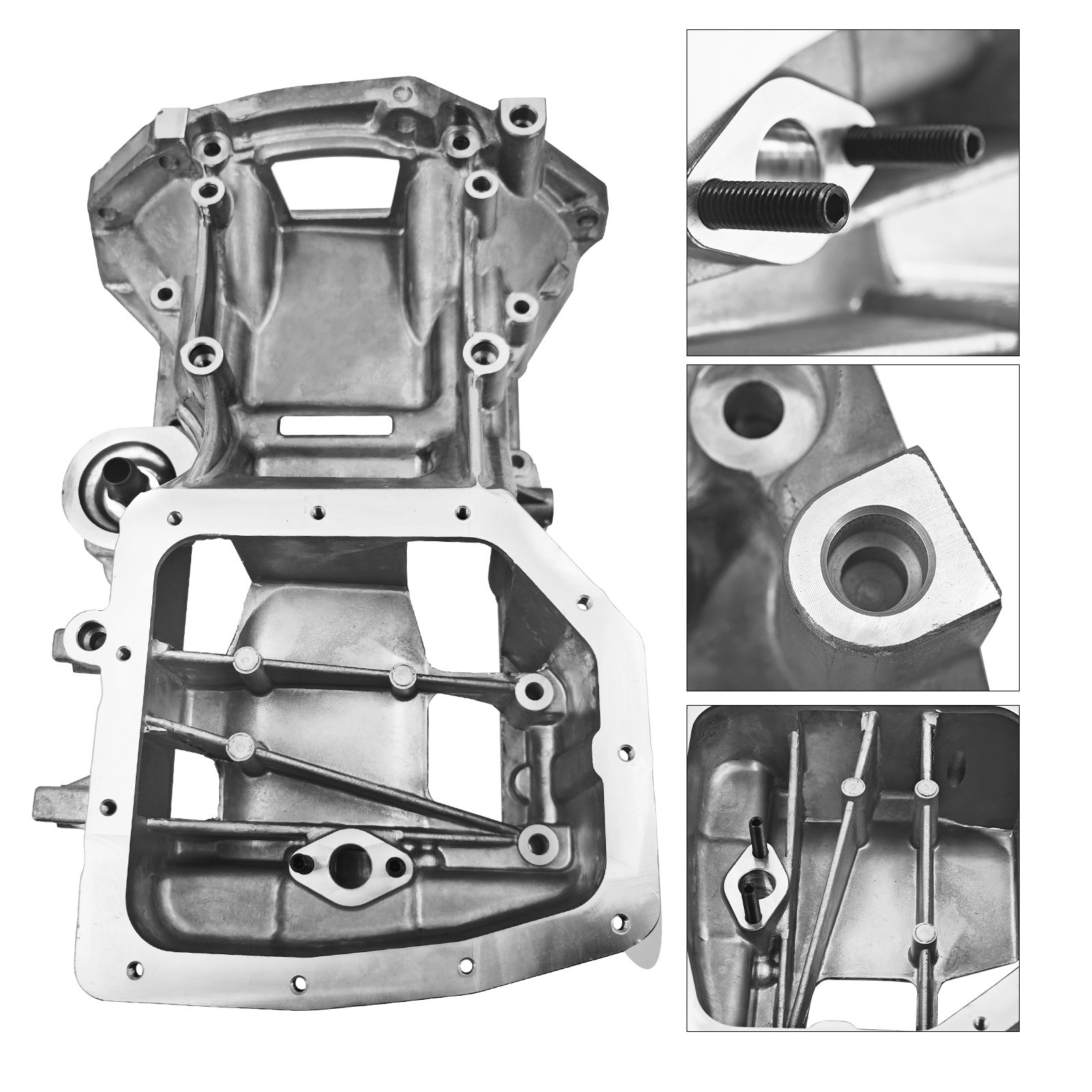 Upper Engine Oil Pan Fits for Hyundai Accent 2012-2019 1.6L for Kia Soul 2010-2020 1.6L for Rio 2016-2020 1.6L