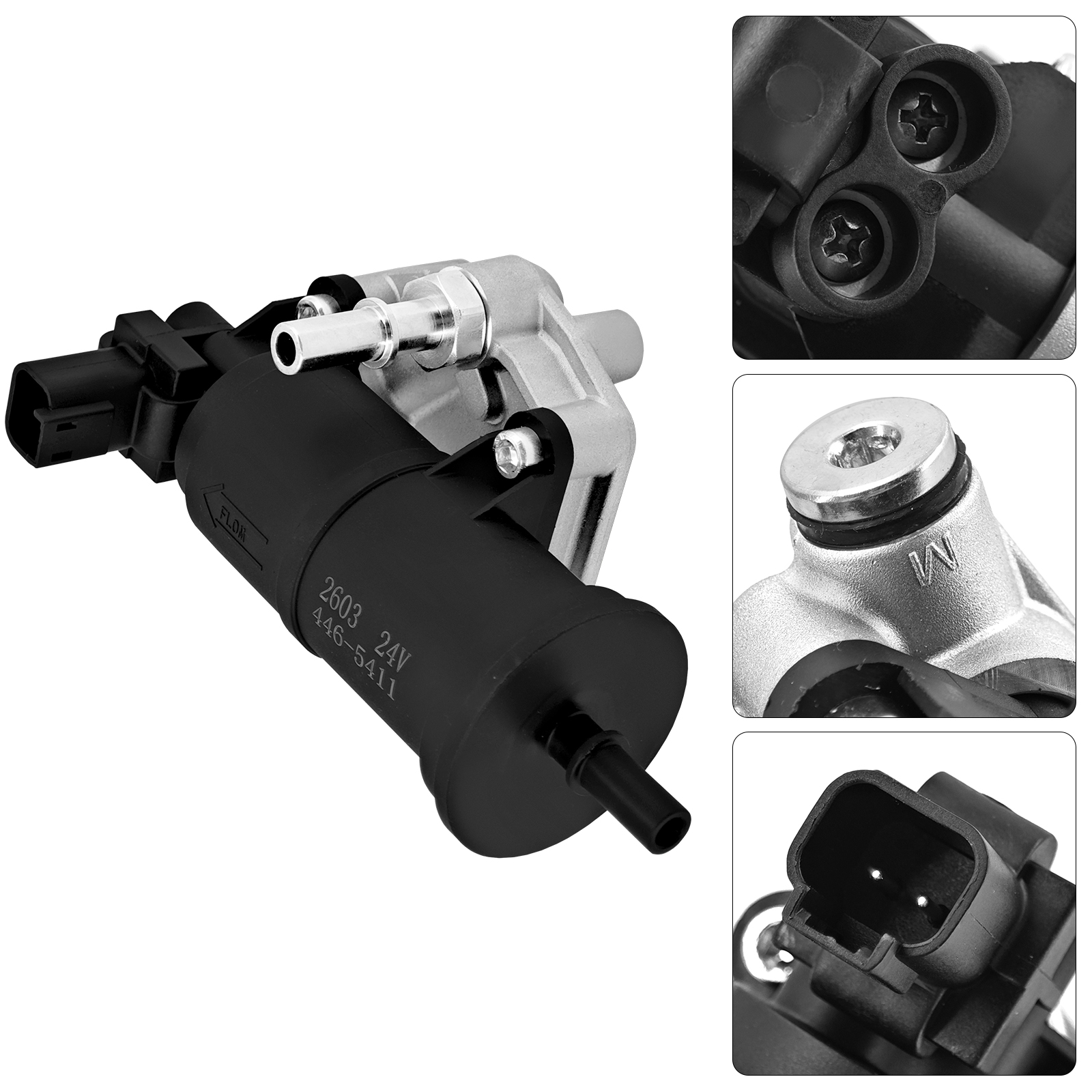 24V Fuel Transfer Pump Fits CAT Caterpillar Engine 120M/312E/324E/D6K/930K/938K/966F C4.4/C6.6/C7.1